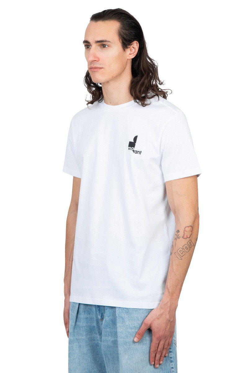 Marant T-shirt zafferh blanc