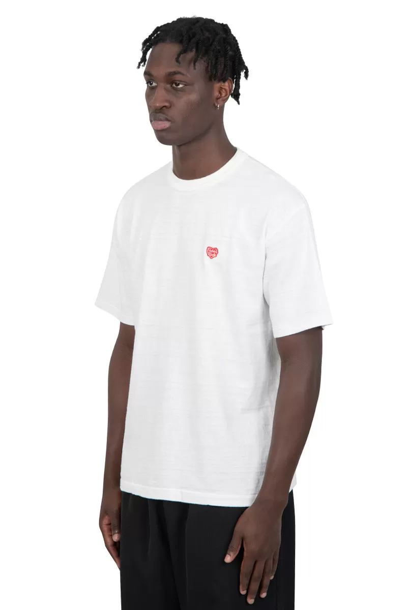 Human Made T-shirt badge coeur blanc