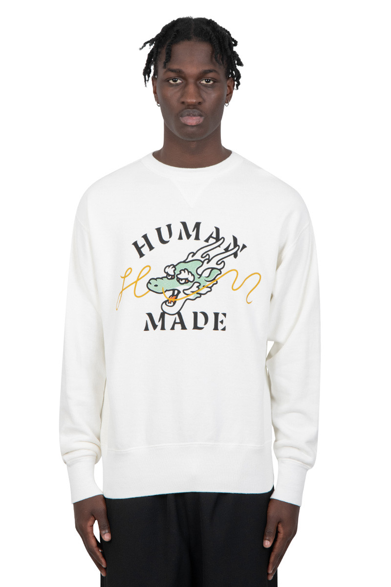 Human Made Dragon sweatshirt white