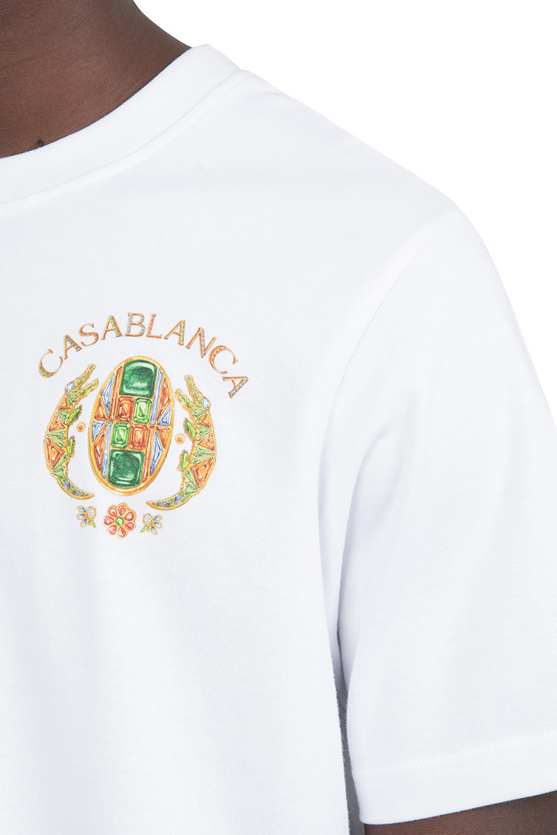 Casablanca White joyaux d'afrique t-shirt