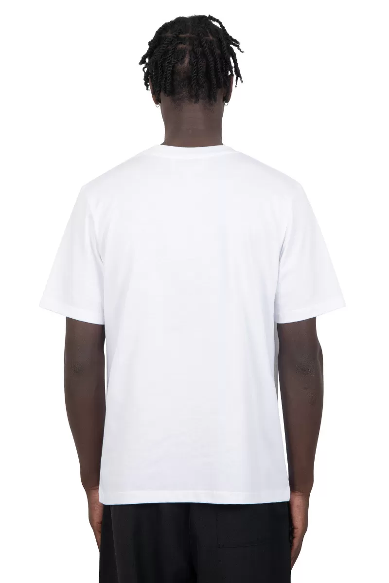 Casablanca T-shirt afro cubism blanc