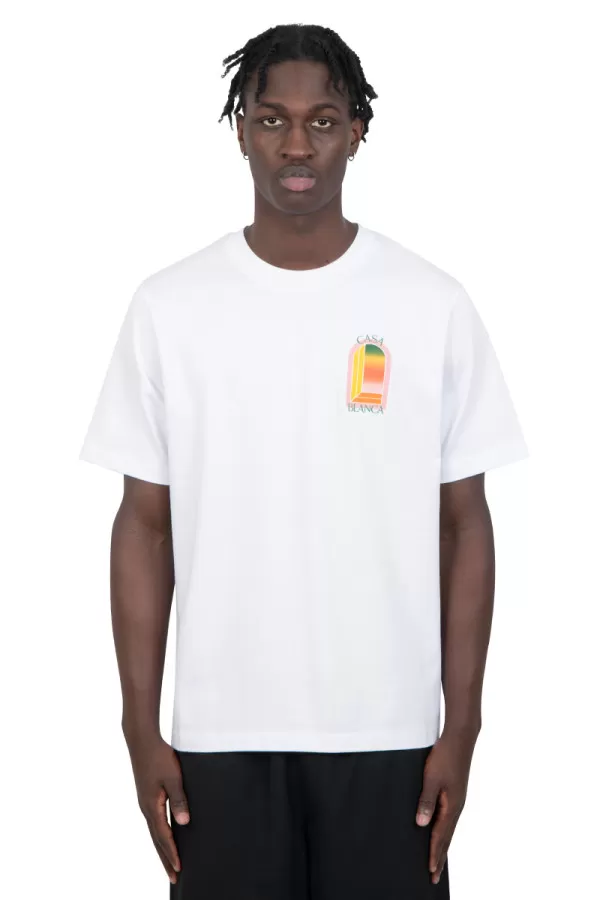 T-shirt arch logo blanc