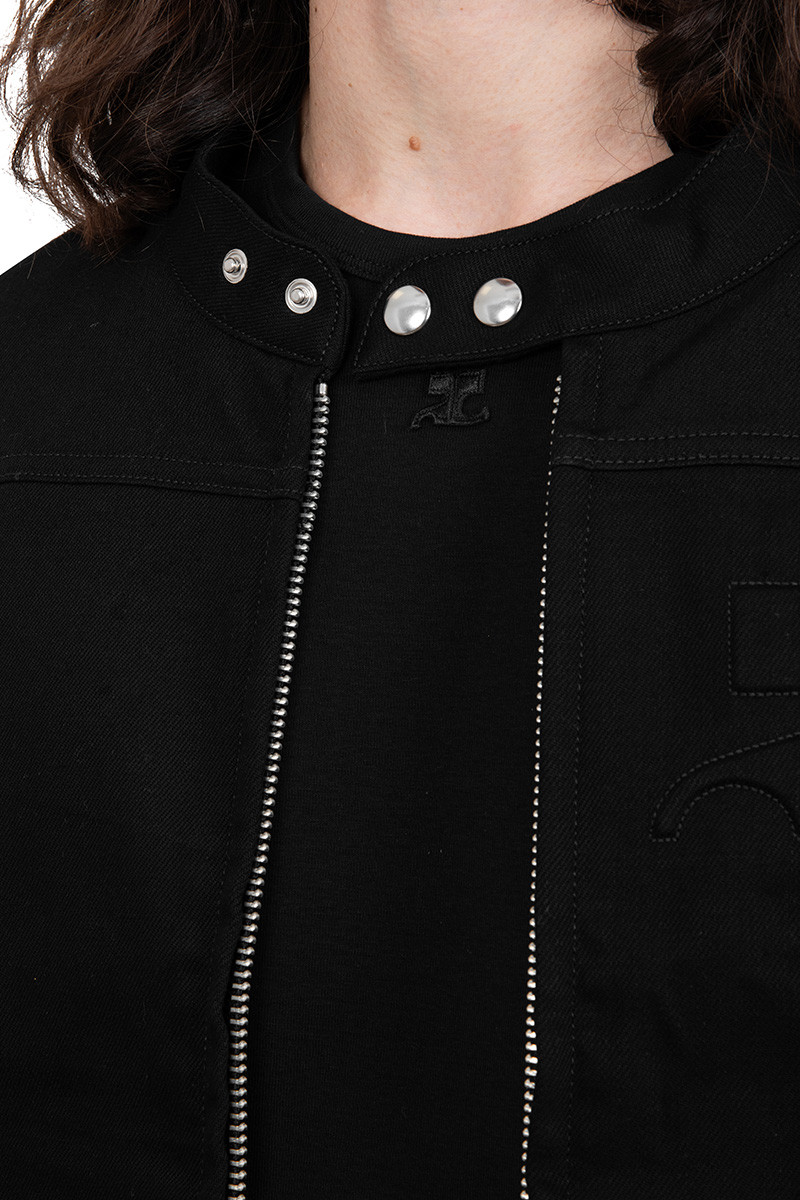 Courrèges Black jacket iconic denim