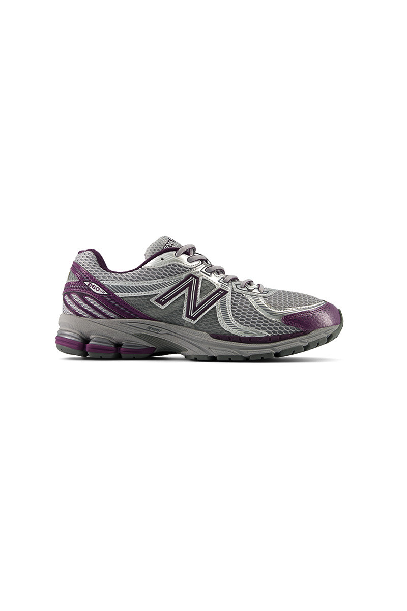 New Balance Gray and purple ML 860 PP2