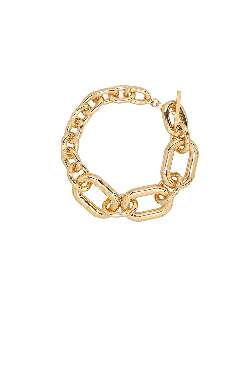Rabanne Gold link necklace