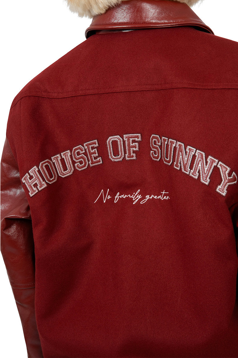 House of Sunny Vinyl free fallin bomber red