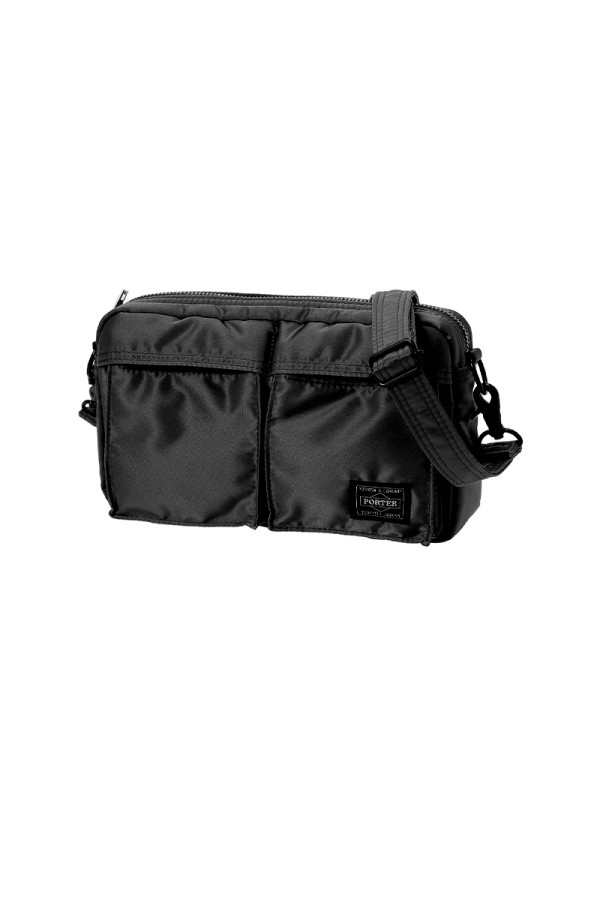 Black tanker shoulder bag (S)