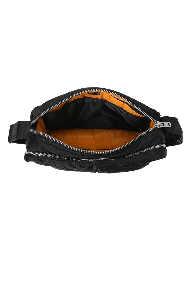 Yoshida Porter Black tanker shoulder bag