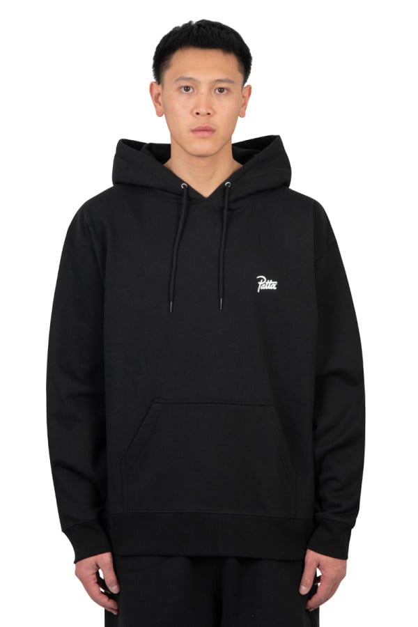 Black classic hooded sweater