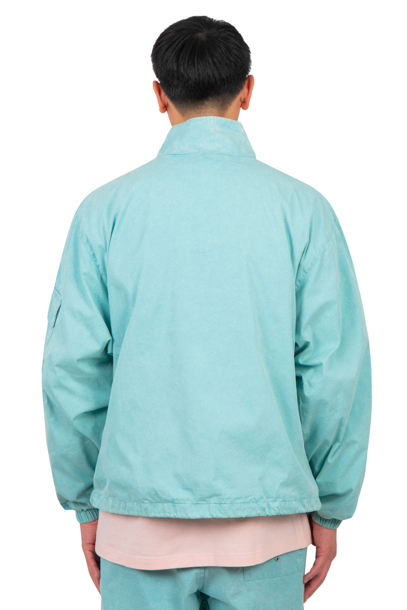 Patta Blue acid washed track jacket