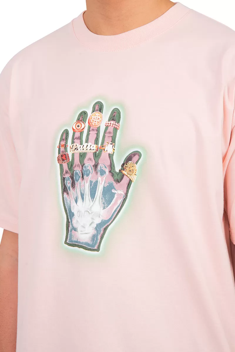 Patta T-shirt mains de guérison rose