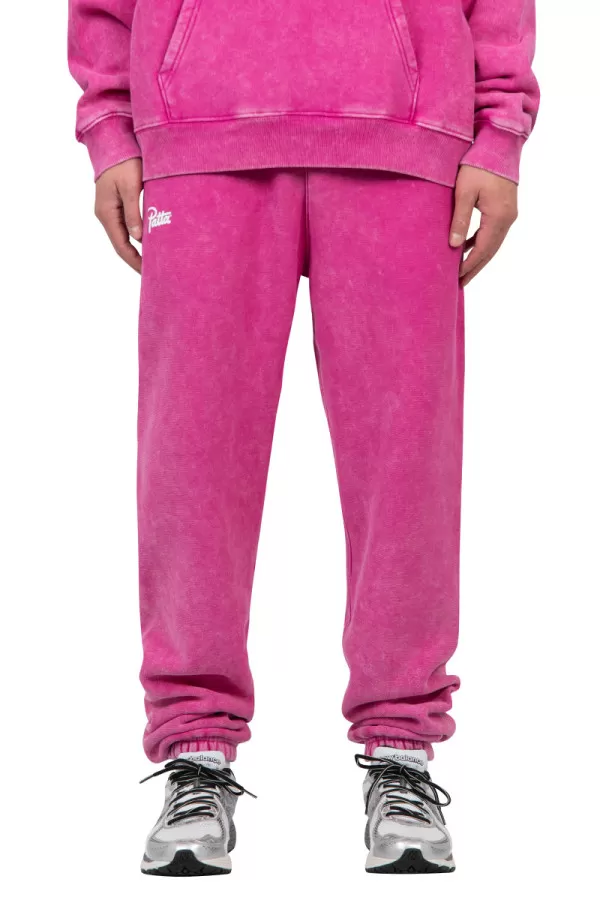 Pink classic washed jogging...