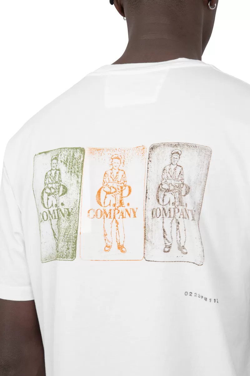 C.P. Company T-shirt blanc