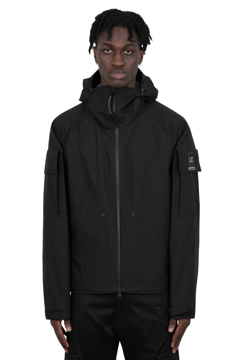 C.P. Company Metropolis Series Black gore-tex infinium boxy jacket