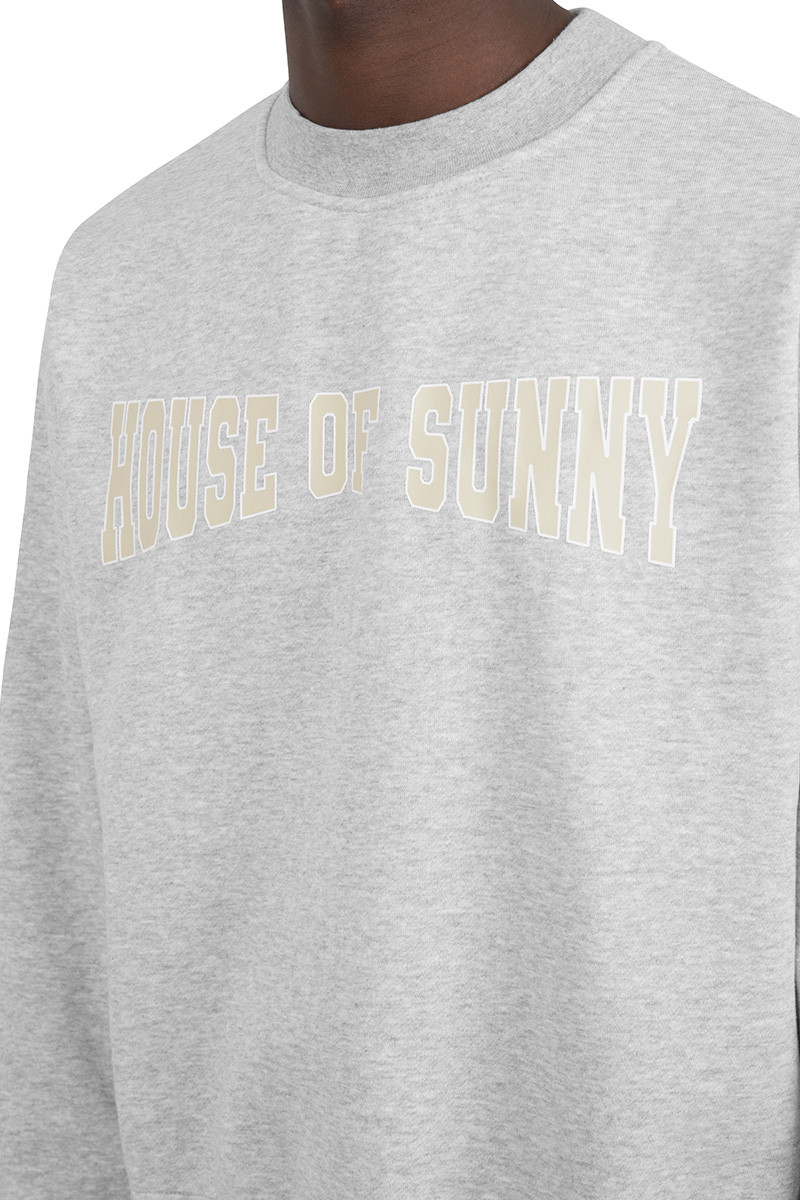 House of Sunny Crewneck arch print gris