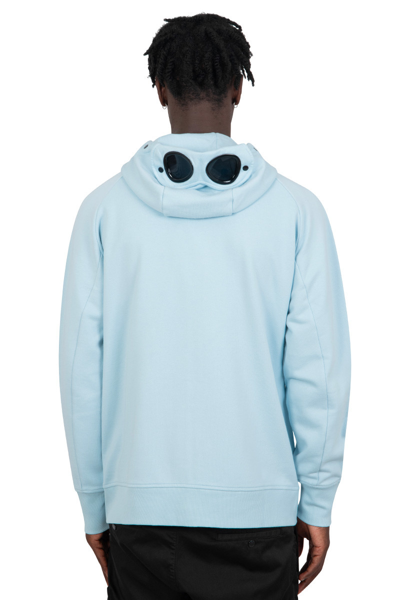 C.P. Company Zip-up hoodie google blue