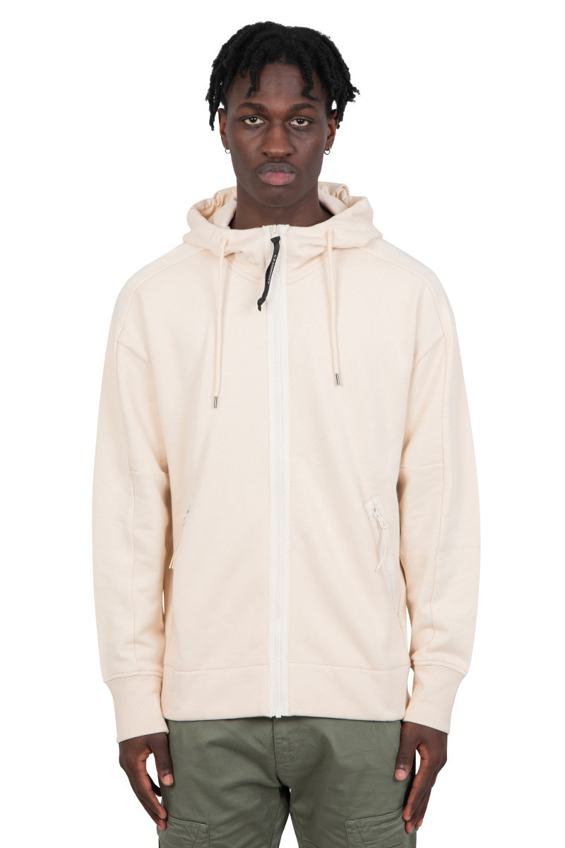 C.P. Company Zip-up hoodie google beige