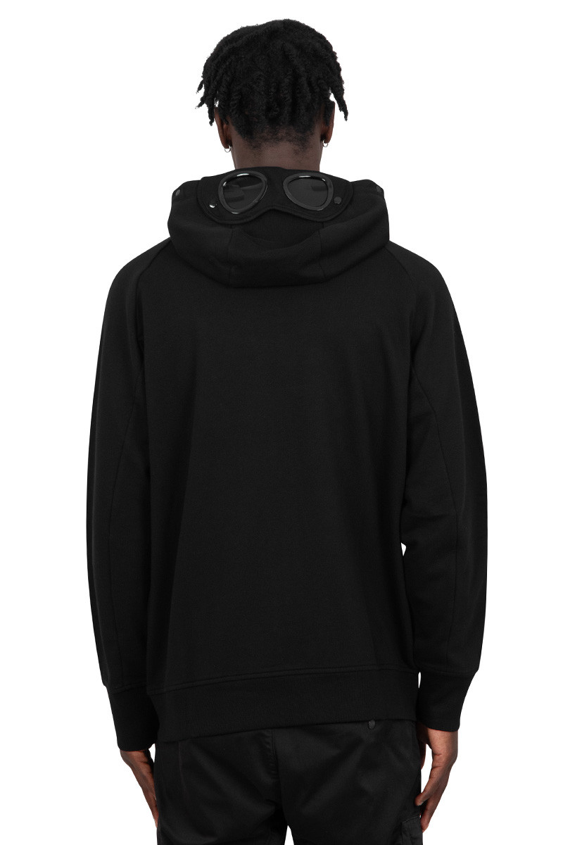 C.P. Company Zip-up hoodie goggle black