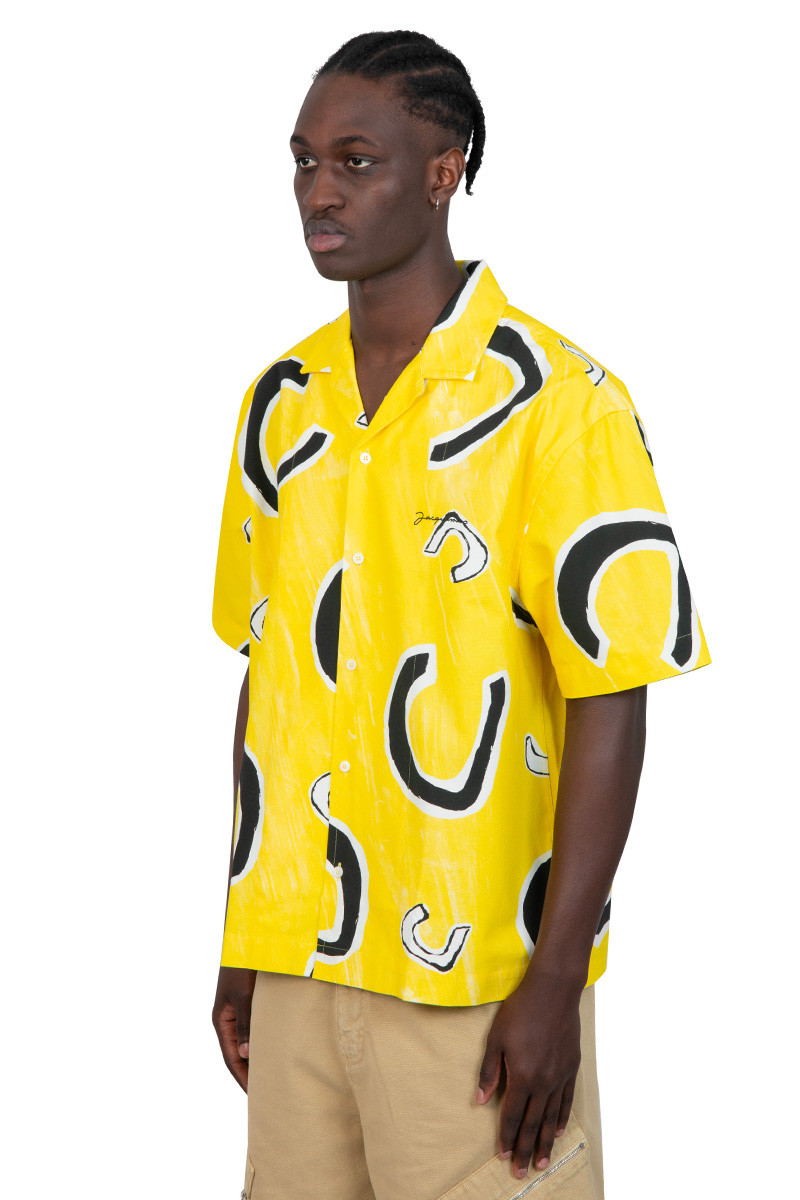Jacquemus Black and yellow la chemise jean