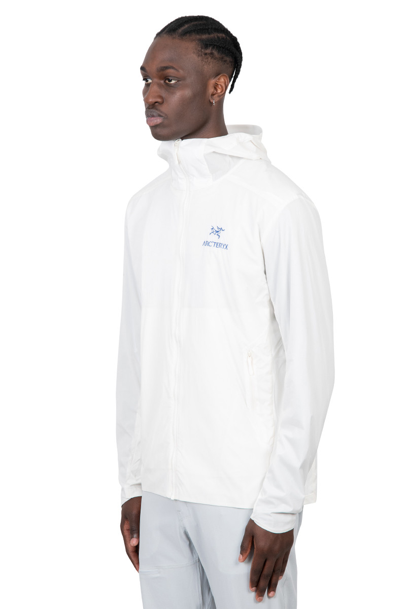 Arc'teryx White hoody atom SL jacket