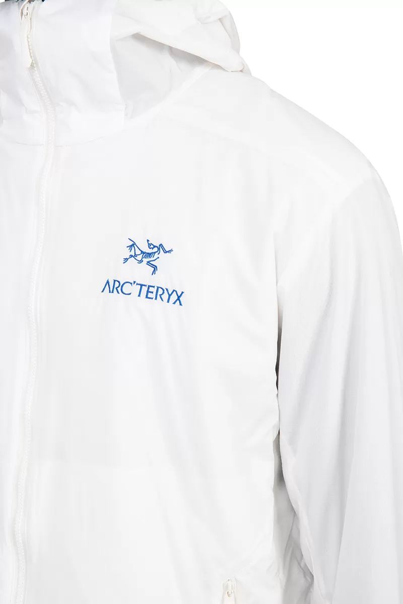Arc'teryx White hoody atom SL jacket