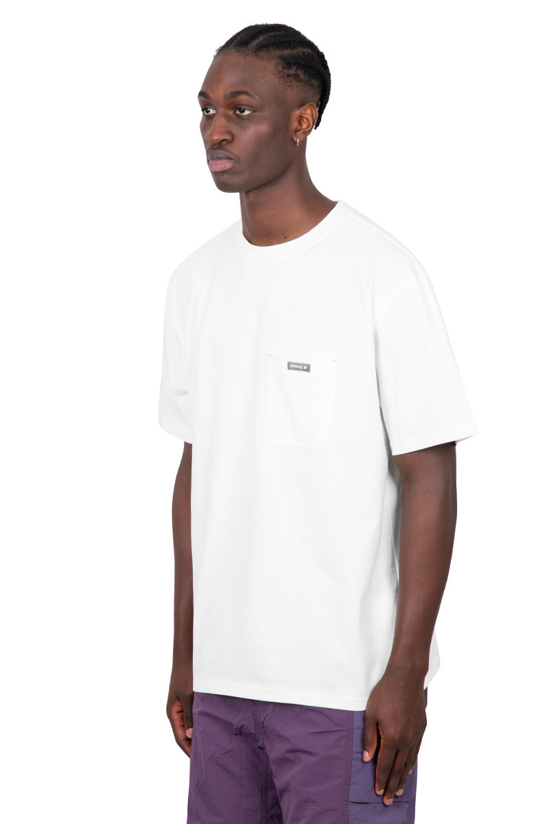 Gramicci T-shirt à impression dorsale x And Wander blanc