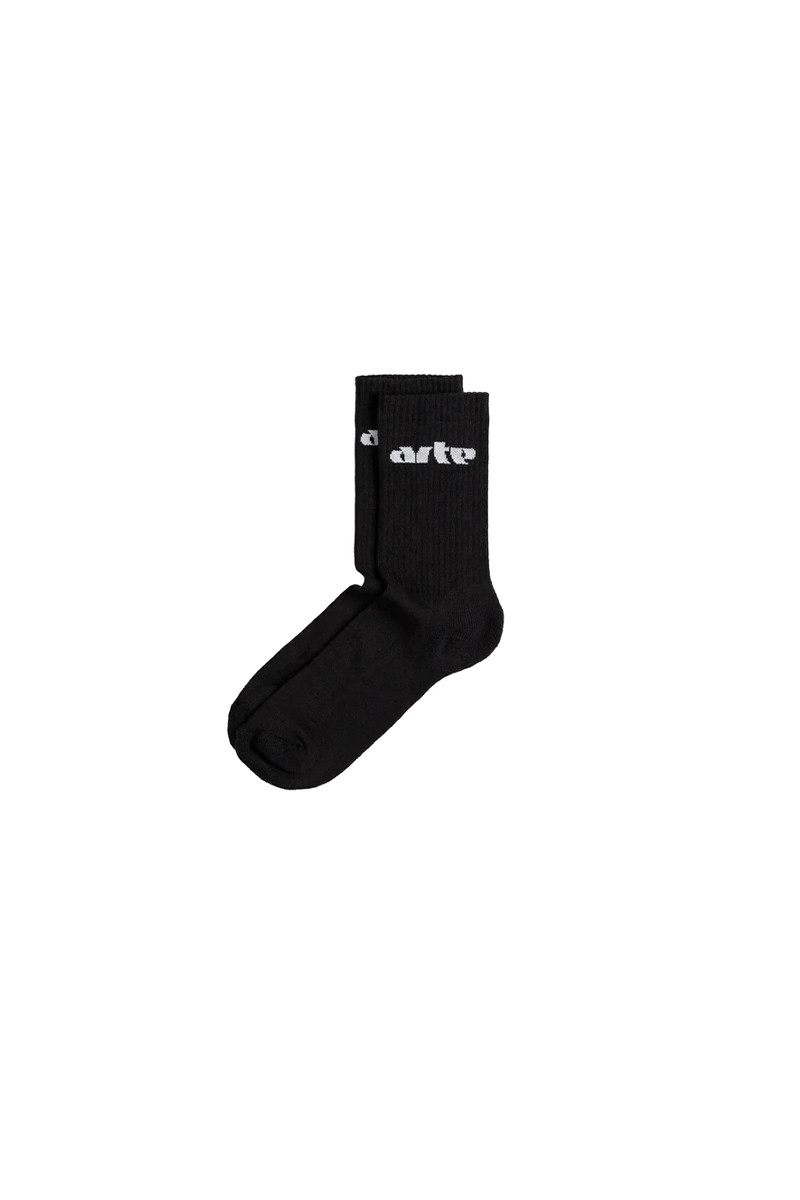 Arte Black Arte logo horizontal socks