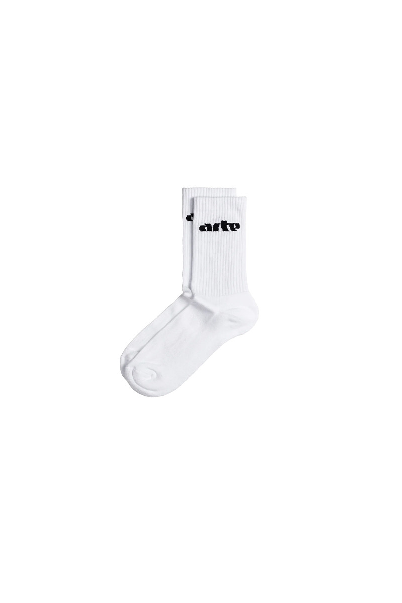 Arte White Arte logo horizontal socks