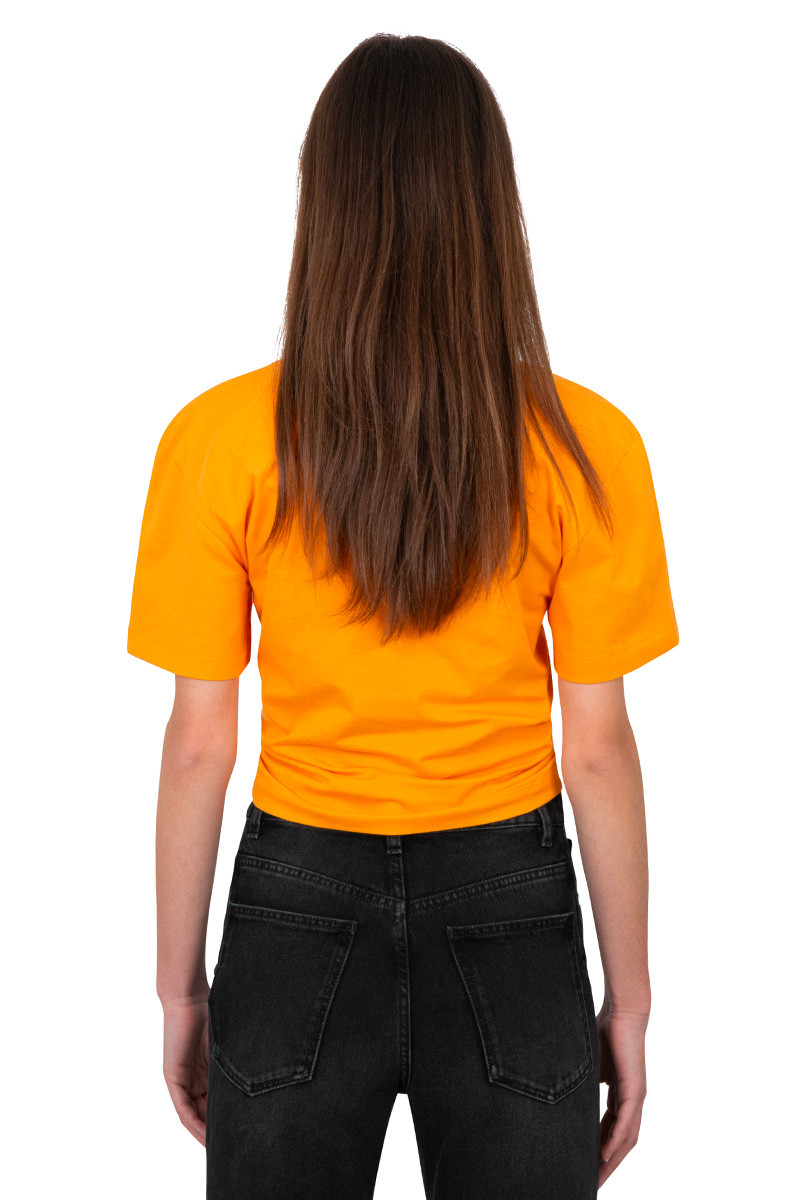 Rabanne Orange ring detail t-shirt