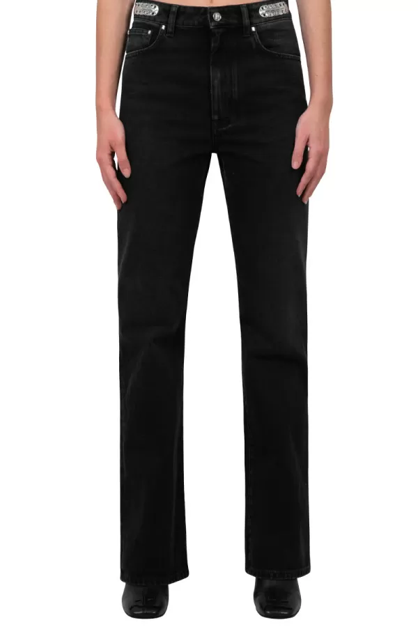 Black signature jeans with...