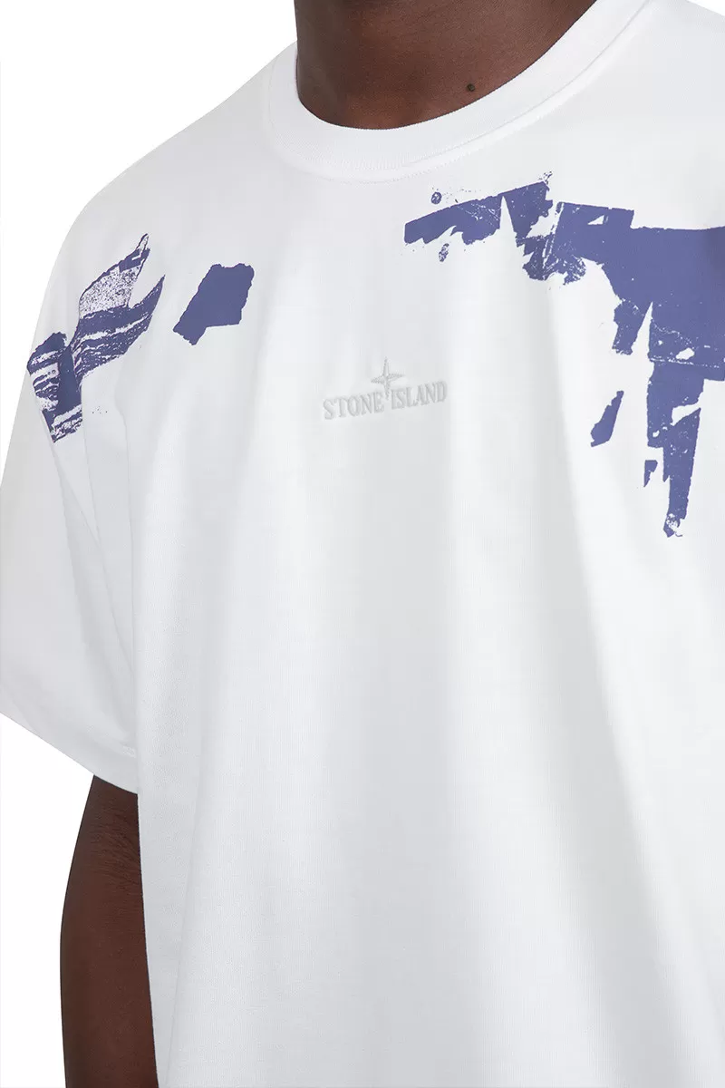 Stone Island T-shirt blanc