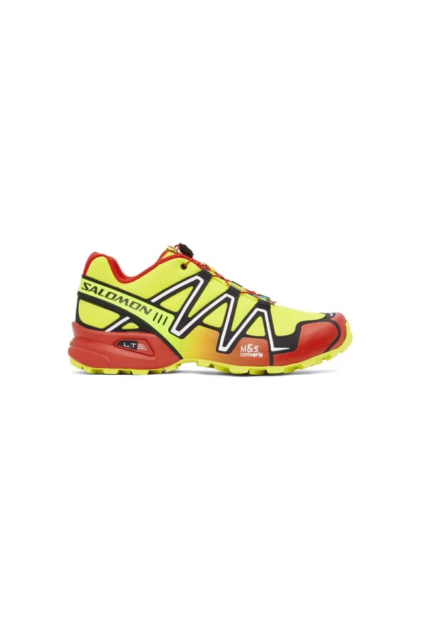 Red and yellow speedcross 3