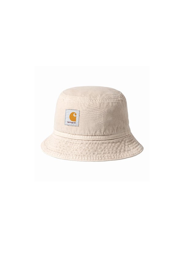Beige garrison bucket hat