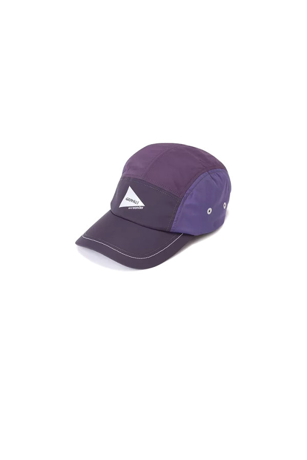 Purple patchwork wind cap x...