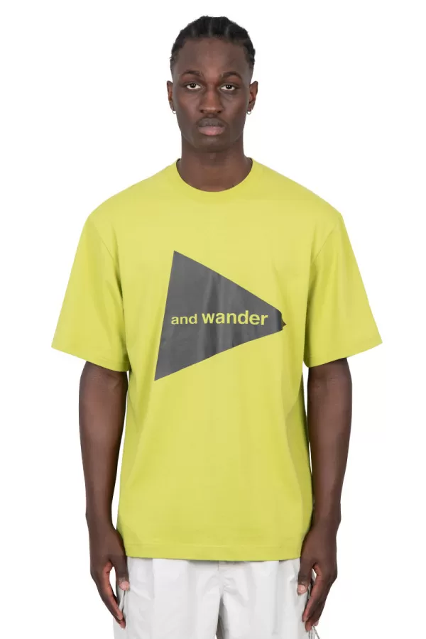 Green and Wander logo t-shirt