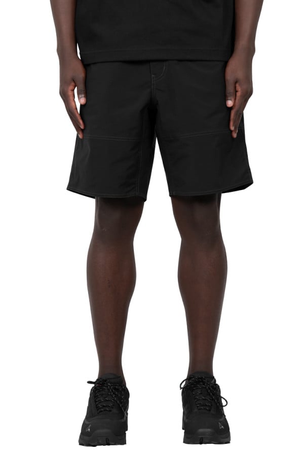 Black wave shorts