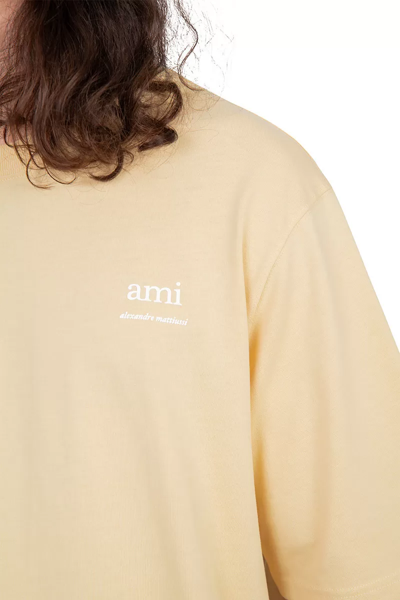 Ami T-shirt ami beige