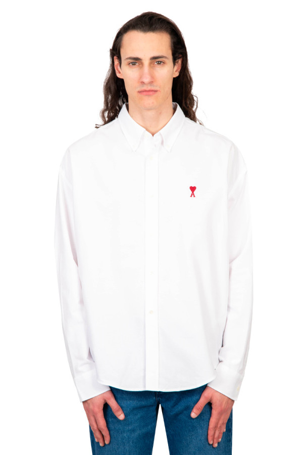 White ami boxy shirt