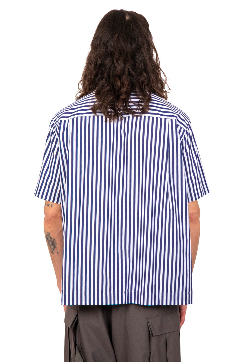 Sacai Navy stripe Thomas Mason pullover
