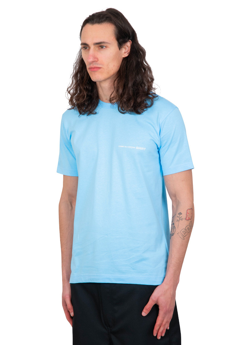 Comme Des Garçons Shirt T-shirt bleu ciel