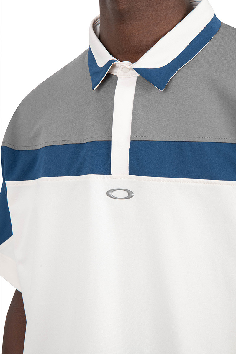 Oakley Beige icon shape polo shirt
