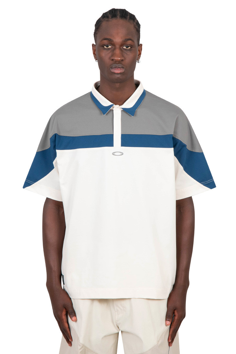 Oakley Beige icon shape polo shirt