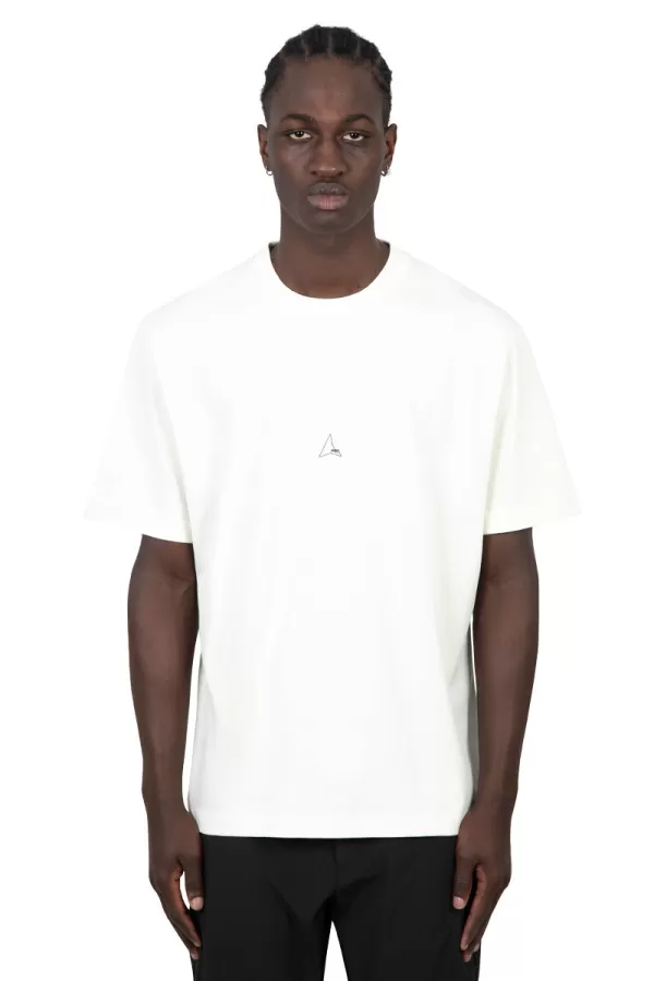 T-shirt à logo blanc