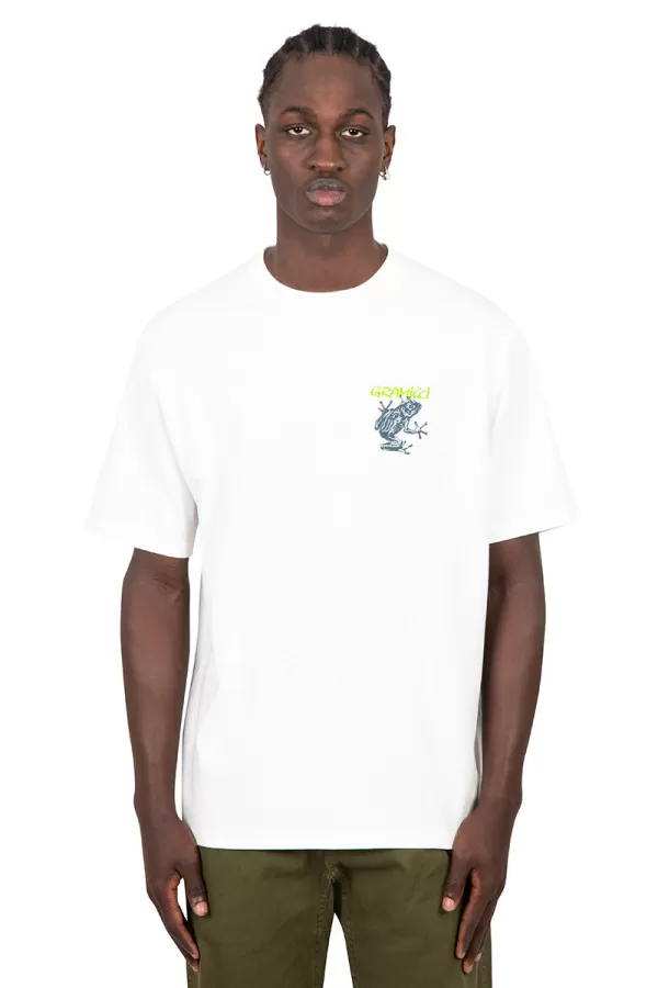T-shirt sticky frog blanc