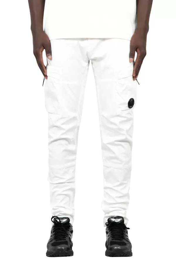White cargo pants