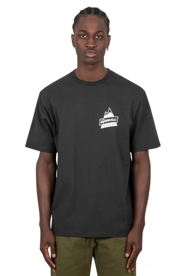 T-shirt Peak noir
