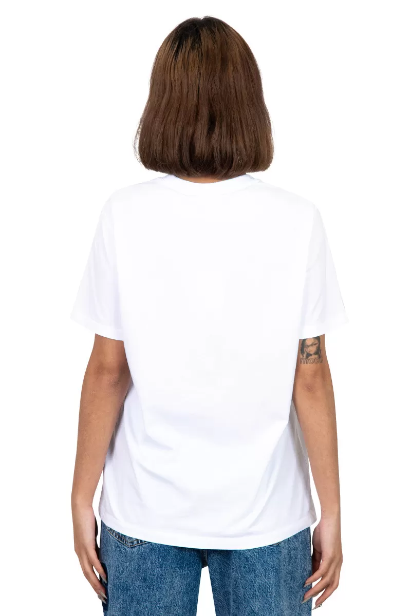 GANNI T-shirt lapin blanc