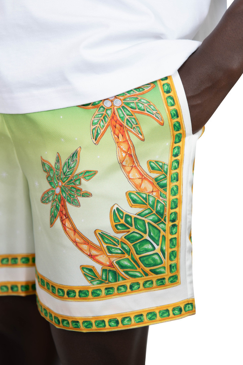 Casablanca Green joyaux d’afrique shorts