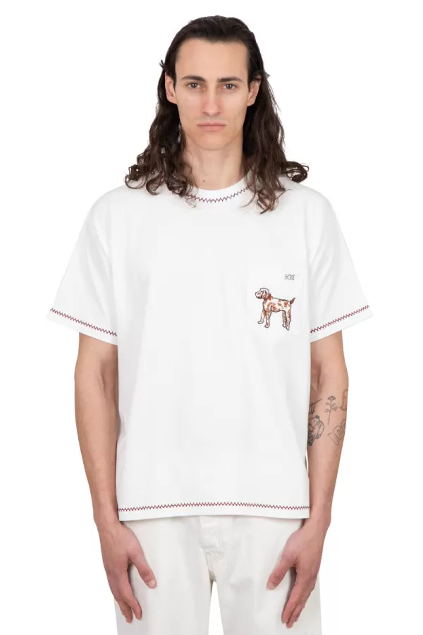 T-shirt griffon blanc