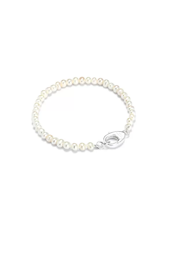 Bracelet perles blanc